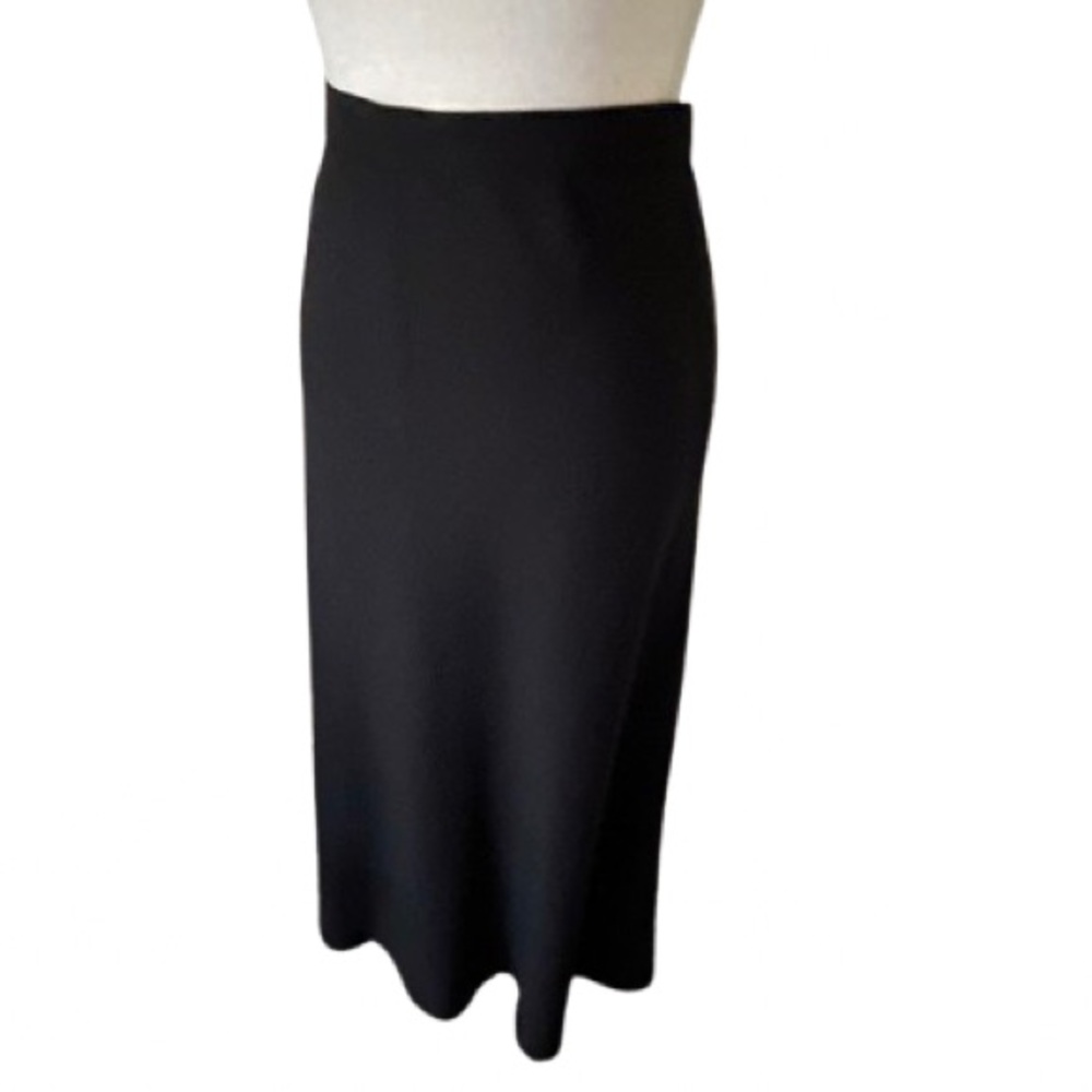 Vintage Wool RALPH LAUREN 20W Midi Skirt Plus Size 2X Designer Long Preppy Logo - Picture 5 of 9